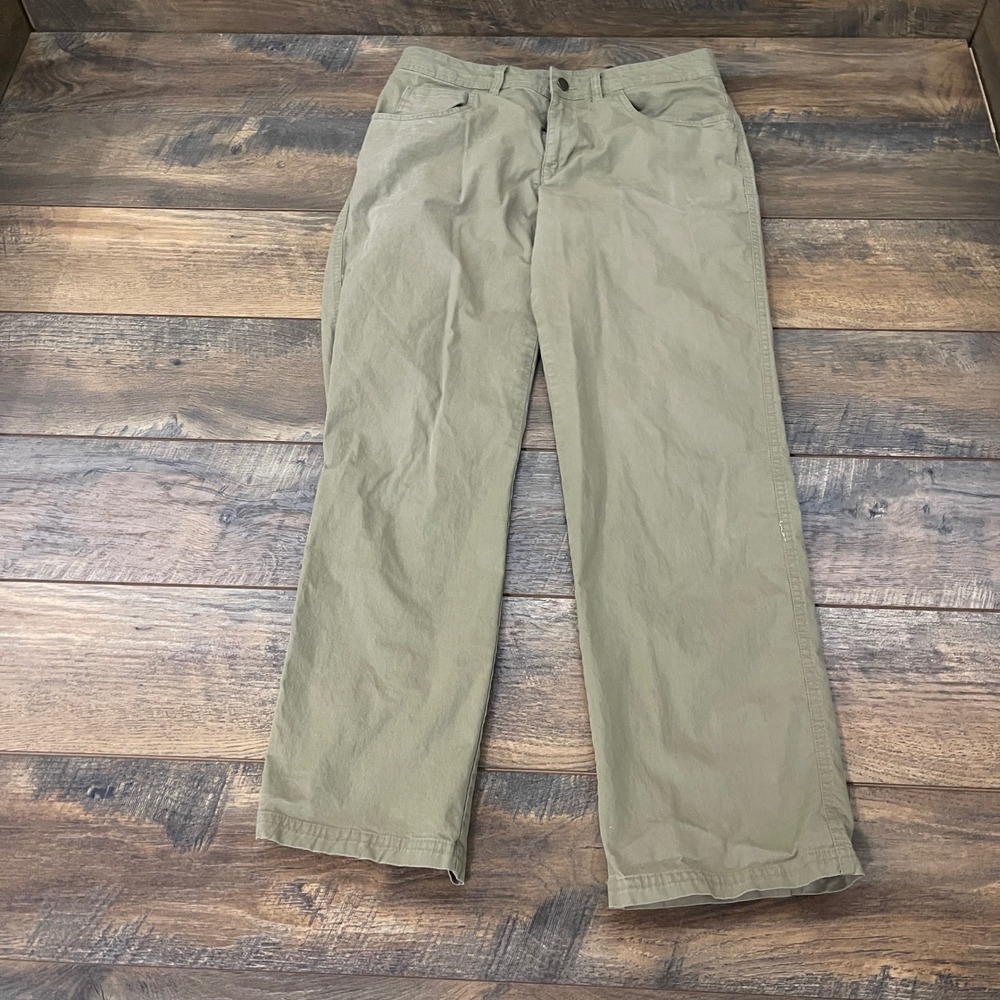 Columbia Mens Regular Fit Pants 30x30 Olive Green Stretch Cotton Gorpcore Causal